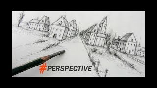 APPRENDRE LE DESSIN EN PERSPECTIVE  LES BASES [upl. by Eitirahc]