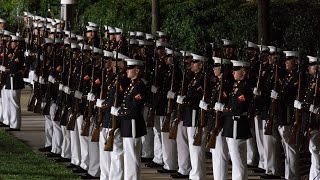 The Evening Parade  Marine Barracks Washington [upl. by Kiel]