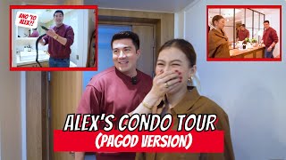 ALEX GONZAGAS CONDO TOUR PAGOD EDITION  Luis Manzano [upl. by Akirehc]