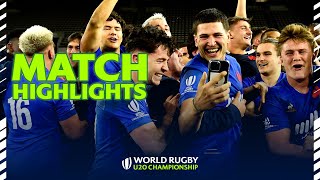 France WIN the 2023 U20 Championship  Ireland v France Final Highlights [upl. by Dituri677]