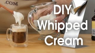 DIY whipped cream in 60 seconds [upl. by Adaynek]