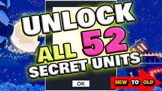 TABS How to Unlock All 52 Secret Units  Map  Totally Accurate Battle Simulator [upl. by Reiser]