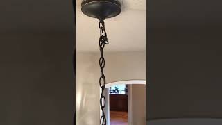 How opencloseshorten chandelier or light chain [upl. by Adniral]