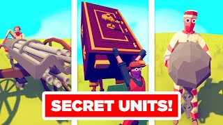 How To Unlock SECRET UNITS in Totally Accurate Battle Simulator Bank Robbers Ball N Chain Gatling [upl. by Mikahs]