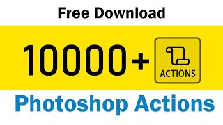 10000 Photoshop Actions Free Download [upl. by Anailuig]