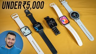 I Bought all Best SMARTWATCH around 3000 amp 5000  Ranking WORST to BEST [upl. by Aicilyhp891]