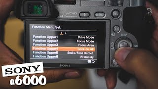 Sony a6000 Tutorial My Custom Function Options Settings [upl. by Elli]