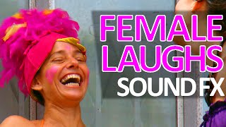 FEMALE LAUGHS  WOMAN LAUGHING High Quality Sound Effects [upl. by Alaaj]