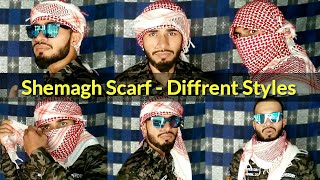 Eid Special  How to Tie Shemagh Scarf  Different Styles Tutorial  AL Aamir Khan [upl. by Yoreel]