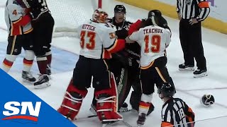 NHL Fights Of The Week Goalie Fights [upl. by Eehtomit]