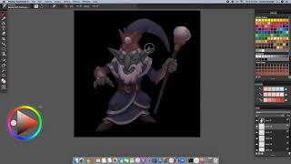 Part 1  Drawing and lighting a character in Painter Essentials 8 [upl. by Warms229]