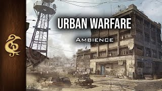 Modern Ambience  Urban Warfare  Tanks Helicopters Explosions Machine Guns Bombing [upl. by Ardnasyl]