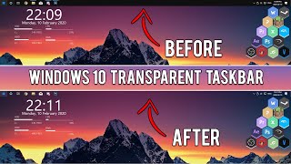 How To Make Taskbar Transparent In Windows 10  11 [upl. by Eiramlatsyrk]