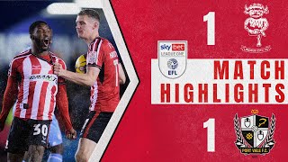 Lincoln City v Port Vale highlights [upl. by Alf251]