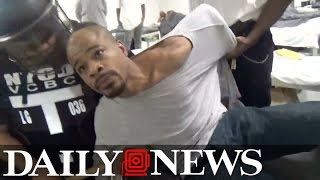 Fight inside Rikers Island prison [upl. by Ithsav839]