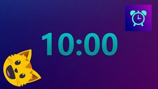 10 minute Timer Countdown with Alarm [upl. by Cardew]