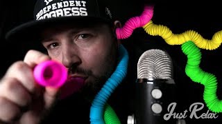 ASMR INTENSE Tube Sounds For Sleep and Tingles Mouth Sounds [upl. by Moule907]