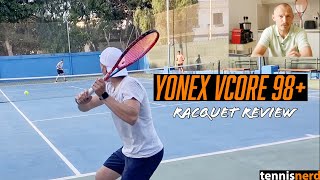 Yonex VCORE 98  REVIEW  Plus means extra power stability and plow through [upl. by Herzog]