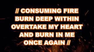 Consuming Fire  Hillsong Karaoke [upl. by Auqinu959]