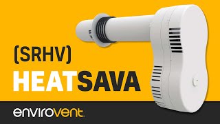 heatSava  Single Room Heat Recovery Ventilation SRHR [upl. by Idihc]