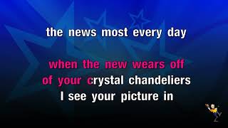 Crystal Chandeliers  Charley Pride KARAOKE [upl. by Gan178]