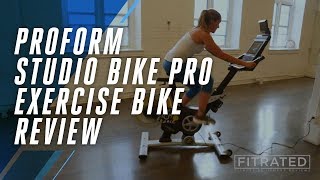 ProForm Studio Bike Pro Exercise Bike Review [upl. by Ahsiki]