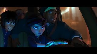 Big Hero 6  Car Chase Scene  HD Movie Clips 2020 [upl. by Thorma207]