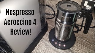 Nespresso Aeroccino 4 Milk Frother Review  Worth upgrading from the Aeroccino 3 [upl. by Shelli583]