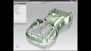 NX 85 Analyze mold flow in NX [upl. by Anglim]