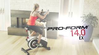 Ride the 140 EX Upright Cycle by ProForm [upl. by Osyth364]