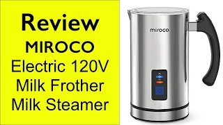 Review Miroco Milk Frother  How to make froth milk at home [upl. by Neumeyer]