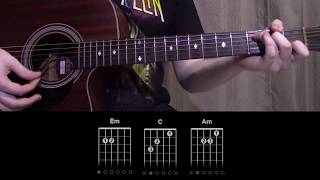 Sadderdaze  The Neighbourhood  Guitar Lesson Tab Tutorial  How To Play [upl. by Ahsenom504]