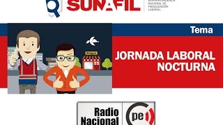 Remuneración por jornada laboral nocturna  Trabajo de noche [upl. by Iborian730]