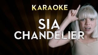 Sia  Chandelier  Lower Key 4 Gb Karaoke Instrumental Lyrics Cover Sing Along [upl. by Chassin]