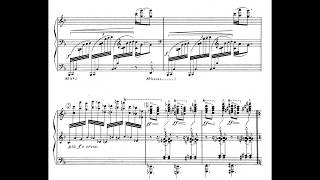 C Debussy  Preludes Livre II  XII Feux dartifice with score [upl. by Metah]