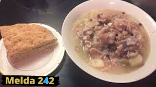 PIG FEET SOUSE WITH JOHNNY CAKE  BAHAMIAN COOKING [upl. by Ekihc]