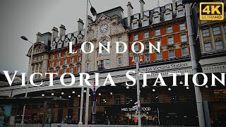 London Victoria Station Walk Through England 4K [upl. by Aniaz]