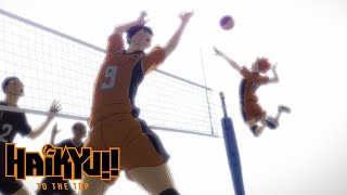 Karasunos Killer Attack  HAIKYU TO THE TOP [upl. by Nahraf]