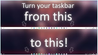 How To Have A Transparent Taskbar Windows 10 [upl. by Llechtim]