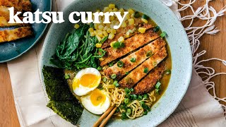 Easy Katsu Curry RAMEN Recipe  EVERYDAY EATS [upl. by Wells379]