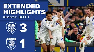 Extended highlights Leeds United 31 Hull City  EFL Championship [upl. by Eenert]