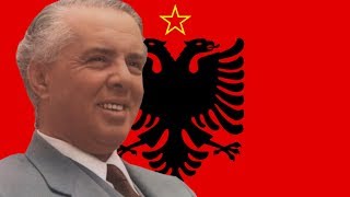 Enver Hoxha Tungjatjeta Long Live Enver Hoxha English Lyrics [upl. by Akimihs502]