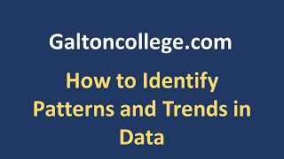 How to Identify Patterns and Trends in Data [upl. by Enetsirhc]