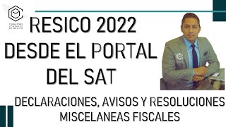 RESICO 2022 DESDE EL PORTAL DEL SATWHATSAPP 55 2056 4436 Y 55 8819 0778 [upl. by Nahtanod624]