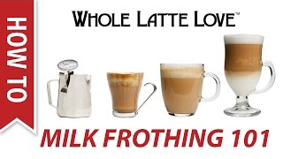 Milk Frothing for Beginners [upl. by Hilliard]