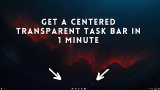 How to Make Taskbar Transparent Windows 10 and 11 2025 [upl. by Patrizia]