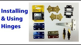 Installing and Using Hinges Woodworking Beginners 19 [upl. by Harbed174]