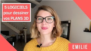 ✍5 LOGICIELS pour dessiner vos plans 3D [upl. by Ynes]