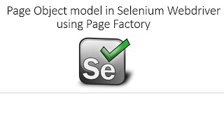 Complete Page Object Model POM using Page Factory in Selenium [upl. by Sivra]