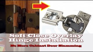 How to install concealed overlay hinges [upl. by Hinch]